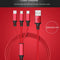 Cable de Datos Trenzado Triple 3 en 1 con Tres Conectores