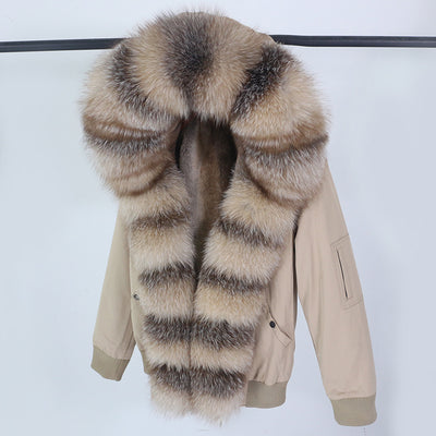 Abrigo de Piel con Cuello Desmontable y Compartimento Interior para Mujer - Image 20