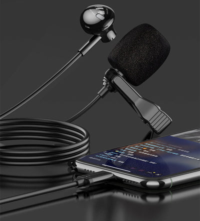 Micrófono Solapa Profesional para Video en Vivo, Entrevistas y Grabación - Image 23