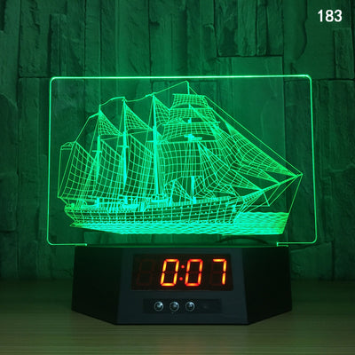 Lámpara LED Delfín 3D con Carga Inalámbrica - Luz Nocturna Brillante - Image 11
