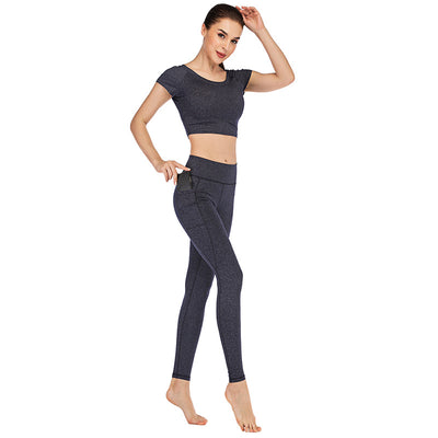 Conjunto de Ropa Yoga con Bolsillos para Mujer - Image 5