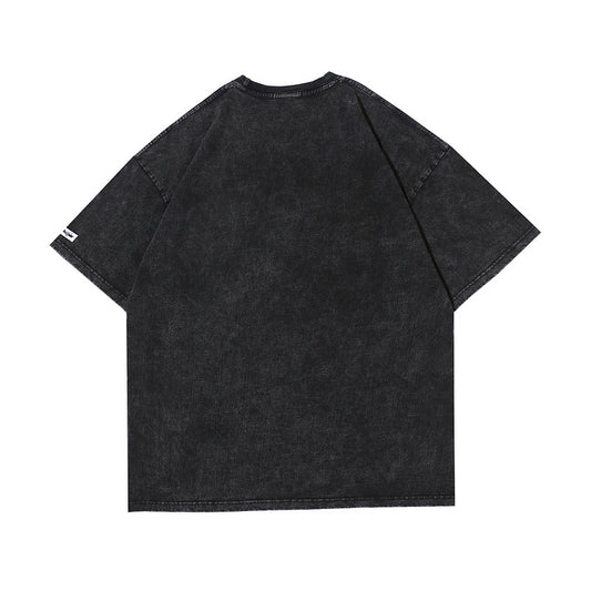 Camiseta Vintage de Calle Desgastada y Oscura - Image 2