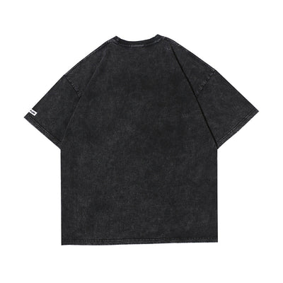 Camiseta Vintage de Calle Desgastada y Oscura - Image 2