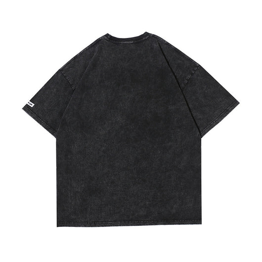 Camiseta Vintage de Calle Desgastada y Oscura - Image 2
