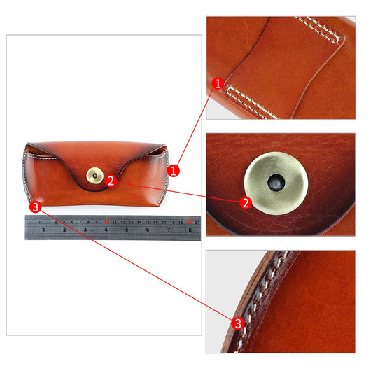 Estuche Retro de Cuero para Gafas de Sol - Image 14