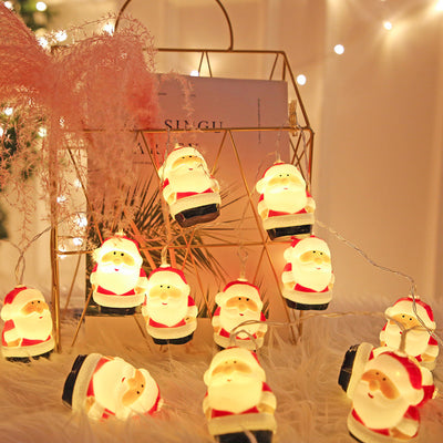 Guirnalda LED Navideña con Muñecos de Nieve y Copos de Nieve - Image 6
