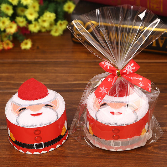 Set de Toallas Navideñas Premium en Caja de Regalo
