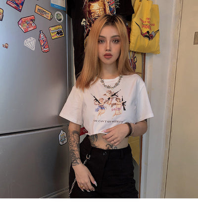 Playera Cupid Estampada Manga Corta - Image 6