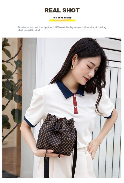Bolso Bucket de Cuero PU Multicapa para Mujer - Bolso Crossbody Elegante y Versátil - Image 20
