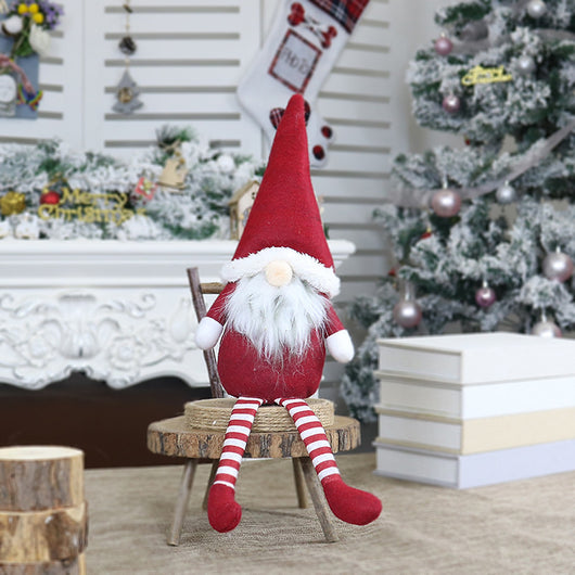 Muñeco Navideño sin Rostro para Decoración de Ventana - Image 10