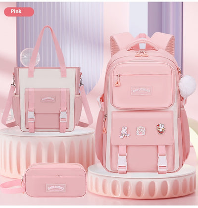 Mochila Escolar de Gran Capacidad Ergonómica para Niños - Image 49