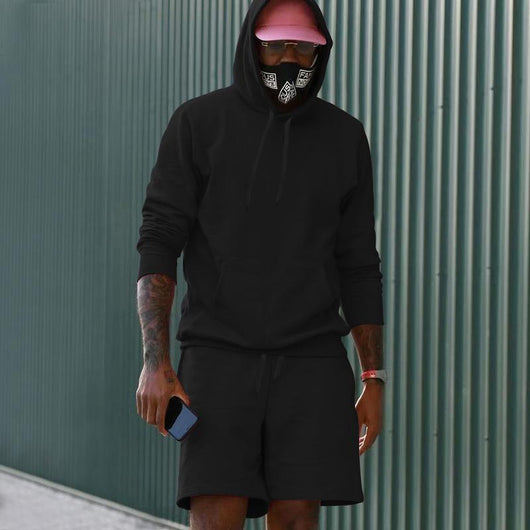 Conjunto de Sudadera y Shorts con Forro Polar para Hombre - Image 29
