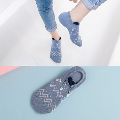 Calcetines de Algodón Estampados Adorables para Mujer - Image 11