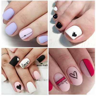 Calcomanías de Uñas con Diseño de Labios y Letras - Colección Love - Image 25