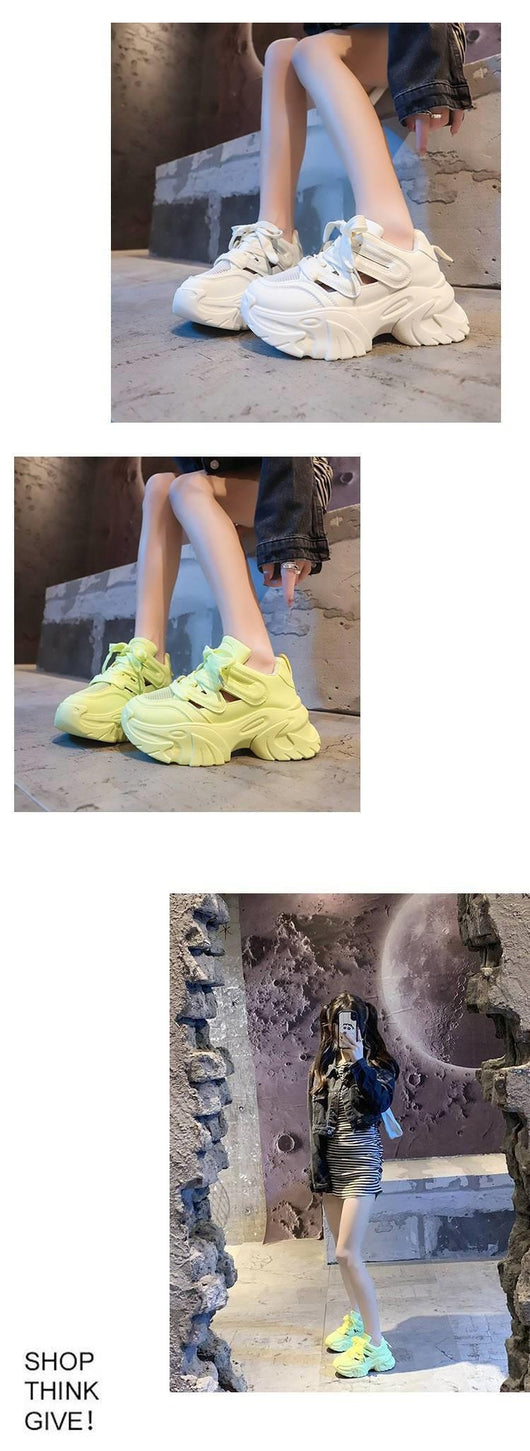 Zapatillas Deportivas Casuales con Plataforma Elevadora para Mujer - Image 19