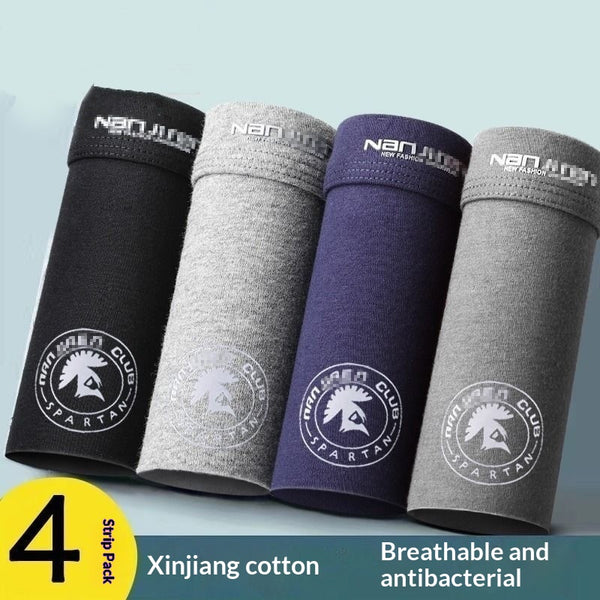 Pack de 4 Bóxers Cómodos de Algodón Transpirable para Hombre con Diseños - Image 5