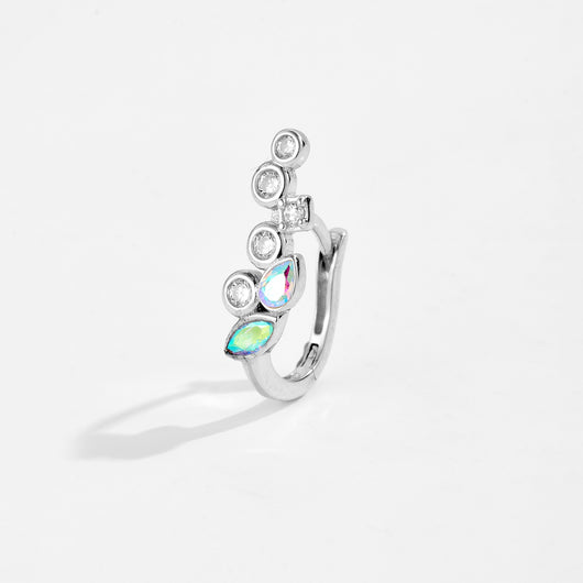 Aretes Estrella de Cinco Puntas en Plata 925 con Circón - Image 19
