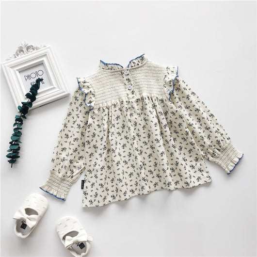 Blusa Vaquera Bebé Cuello de Encaje Floral Manga Larga - Image 20