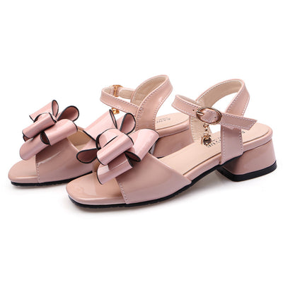 Sandalias Infantiles Abiertas con Moño para Niñas - Image 8