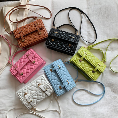 Bolso Mujer con Cinturón de Moda y Diseño Diamantado Portátil
