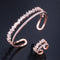 Women's Jewelry AAA Zircon Fashion All-match Luxury Bracelet Rose Gold