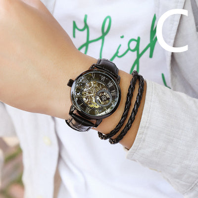 Reloj Automático Mecánico para Hombre Sumergible con Diseño Esqueletado - Image 7