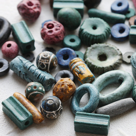 Cuentas de Cerámica Artesanales Multicolor para Joyería DIY - Image 12