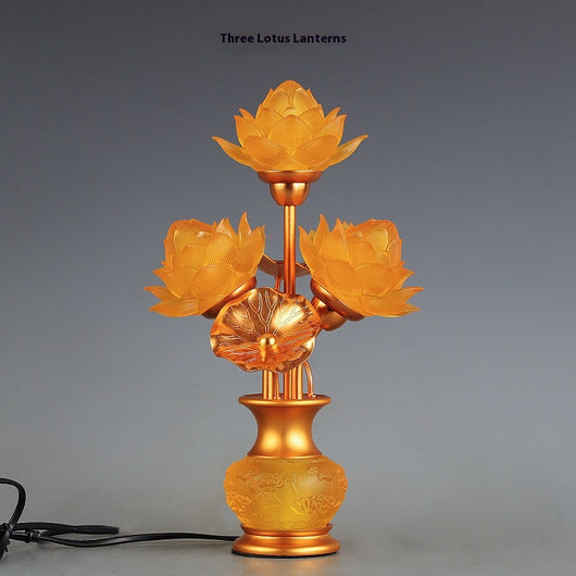 Lámpara LED Lotus para Buda - Iluminación Decorativa del Hogar - Image 2