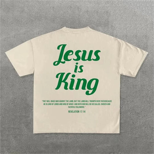 Playera Oversized Hombre Child Of God con Patrón Gótico NDY - Image 6
