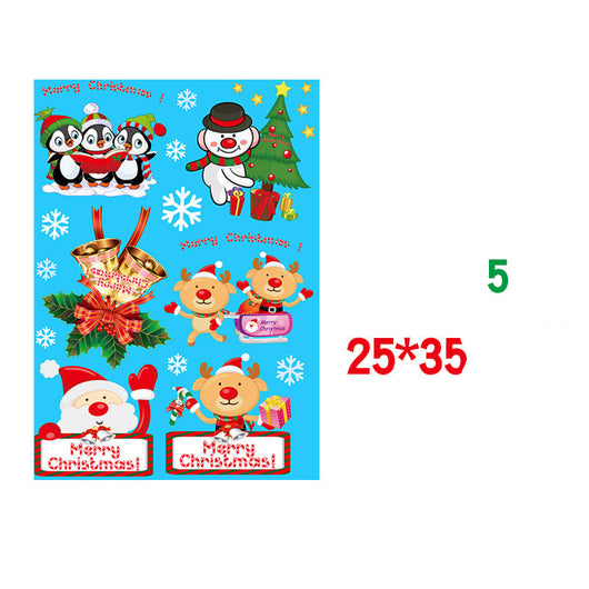 Pegatinas Navideñas Estáticas para Ventana - Copos de Nieve Decorativos - Image 22