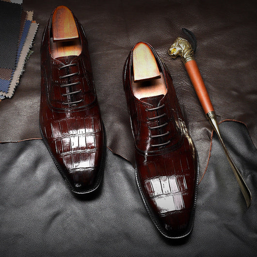 Zapatos de Cuero Artesanales con Cordones para Hombre - Image 12
