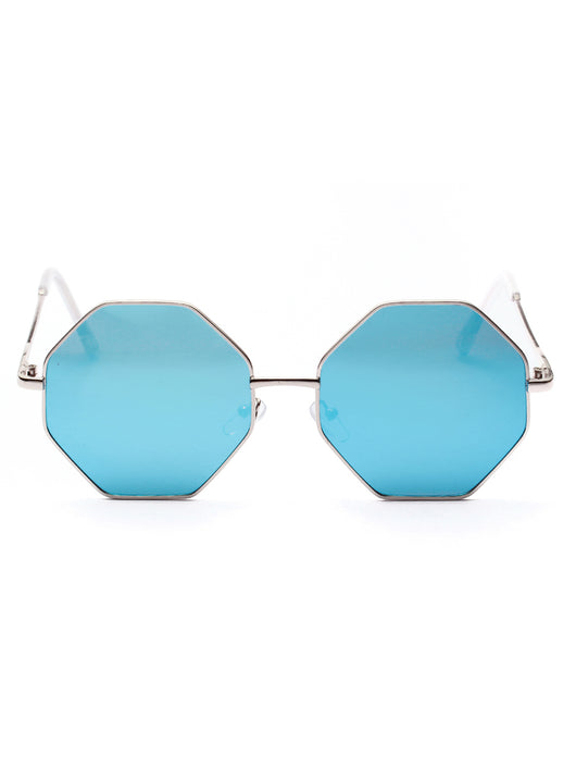 Gafas de Sol Geométricas Diamond con Lentes Transparentes - Image 4