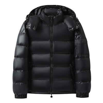 Chaqueta Hoodie Abrigada de Moda para Hombre - Image 5