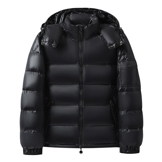 Chaqueta Hoodie Abrigada de Moda para Hombre - Image 5