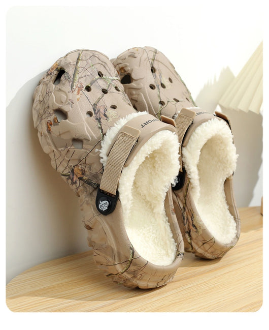 Pantuflas de Algodón con Suela Gruesa y Forro Polar - Zapatos Cálidos Cerrados - Image 17