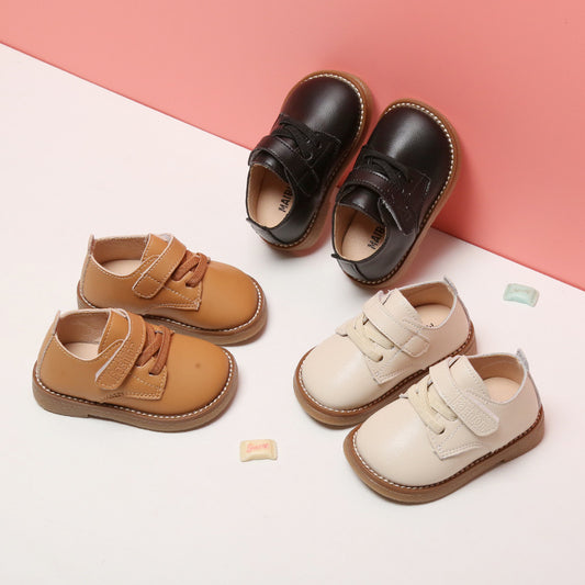 Zapatos de Cuero Suave para Bebés y Niños Pequeños - Diseño Moderno y Cómodo
