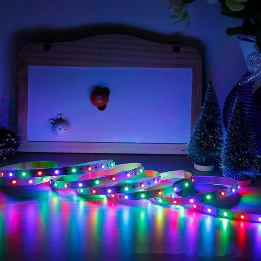 Lámpara de Araña LED RGB 5V con Control Remoto Bluetooth e Infrarrojo