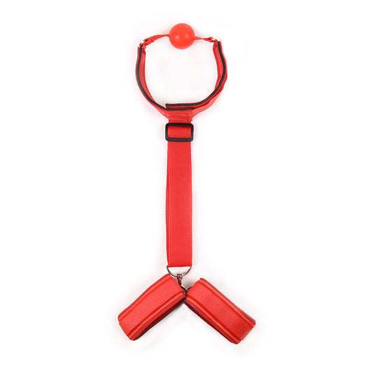Collar y Esposas de Cuero con Hebillas Ajustables para Parejas para uso en Ecuador - Image 2