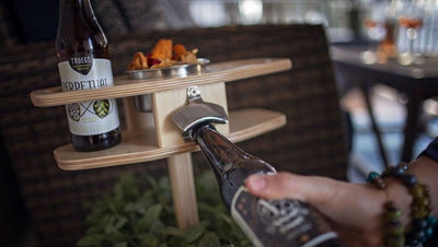 Soporte Portátil para Copas de Vino en Bambú - Diseño Desmontable - Image 5