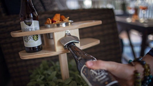 Soporte Portátil para Copas de Vino en Bambú - Diseño Desmontable - Image 5
