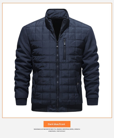 Chaqueta Casual de Cuadros para Hombre - Manga Larga Versátil - Image 7
