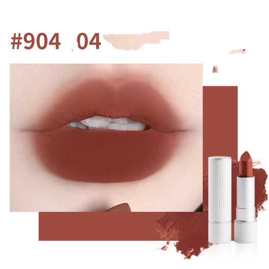 Labial Retro Otoño Invierno Terciopelo Suave Caramelo Castaño - Image 13