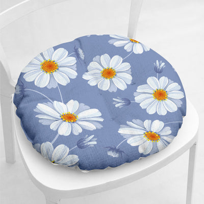 Cojín Grueso de Algodón y Lino para Silla Daisy - Image 11