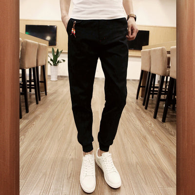 Pantalones de Algodón Rectos para Hombre - Ligeros y Cómodos para Verano - Image 9