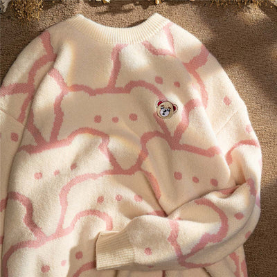 Suéter Tejido Japonés Cuello Redondo Combinable - Image 3