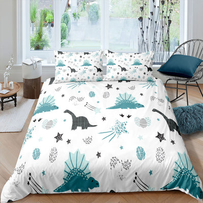 Juego de Cama Infantil Familia Dinosaurios - Twin, Full, Queen y King