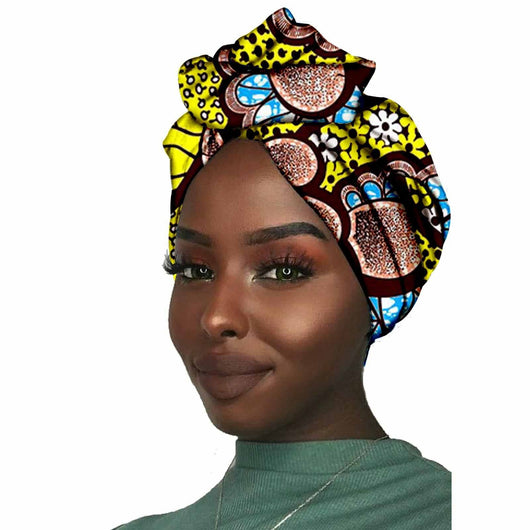 Pañuelo Étnico Batik Doble Estampado para Mujer - Image 13