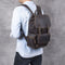 Mochila de Cuero Crazy Horse Estilo Retro para Hombre - Piel Vacuna Premium