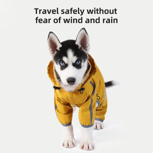 Capa Impermeable para Perros Grandes con Franja Reflectante - Image 11