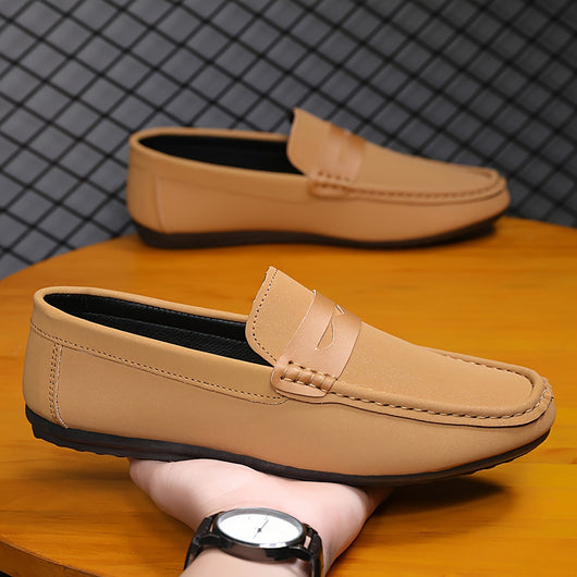 Mocasines Penny Loafers Clásicos para Hombre - Diseño Liso y Elegante - Image 3